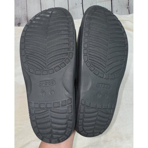 CROCS Unisex Tie-Dye Multicolor Comfort Slide Sandals Men’s 7 Women’s 9 EUC - Picture 6 of 7